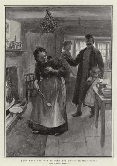 Terug van de Oorlog op tijd voor de Kerstgans door William Rainey